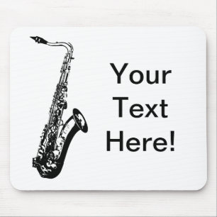 Personalized Saxophone Mouse Pad