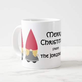 Personalized Scandinavian Nisse Giant Coffee Mug