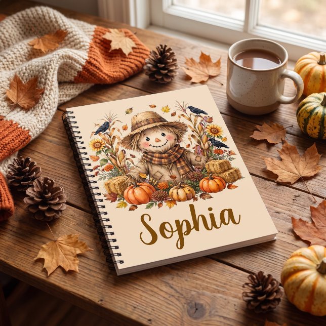 Personalized scarecrow  notebook (Creator Uploaded)