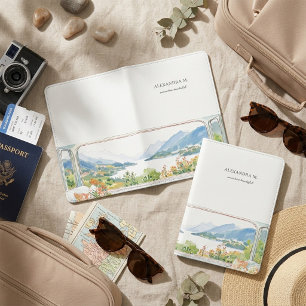 Personalized Scenic Camper Window Passport Holder
