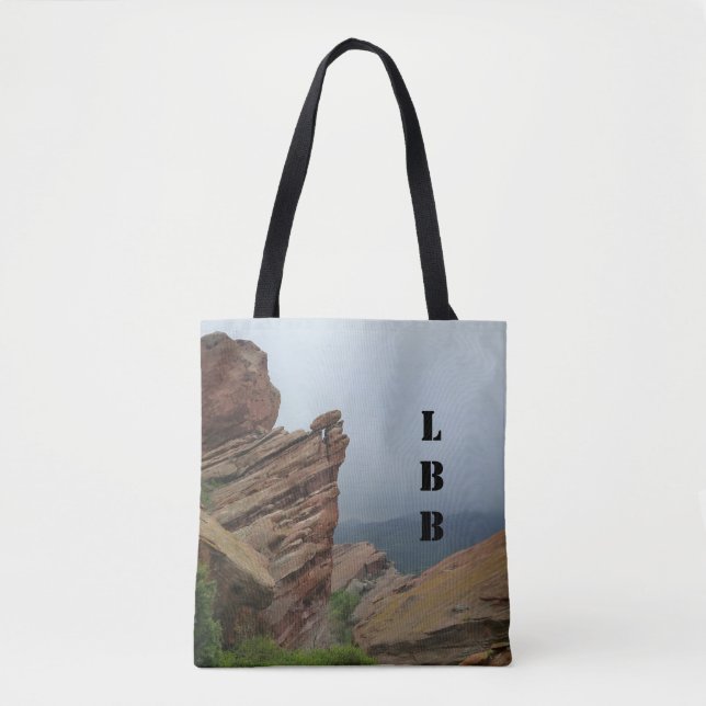 Personalized Scenic Red Rocks Colorado Tote Bag (Front)