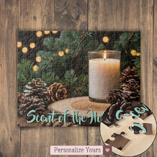 Personalized Scent of the Holidays Jigsaw Puzzle
