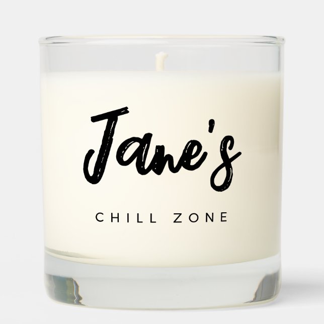 Personalized Scented Candle – Custom Name  (Front)