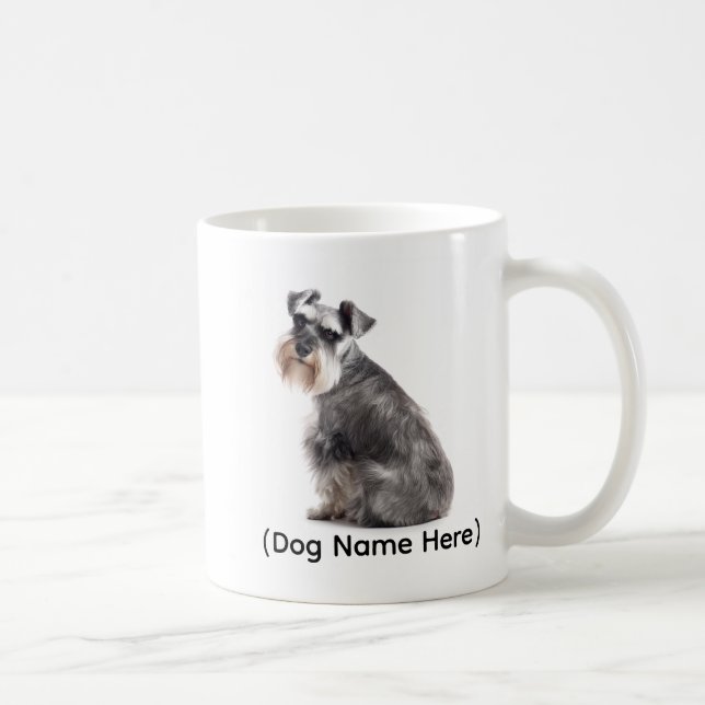 Personalized Schnauzer “I Own You” Coffee Mug (Right)
