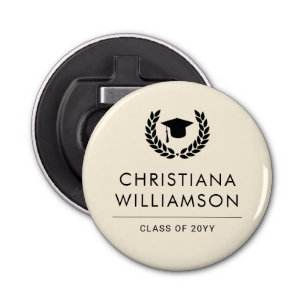Personalized School and College Graduation Elegant Bottle Opener