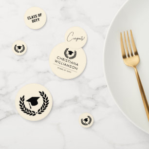 Personalized School and College Graduation Elegant Confetti