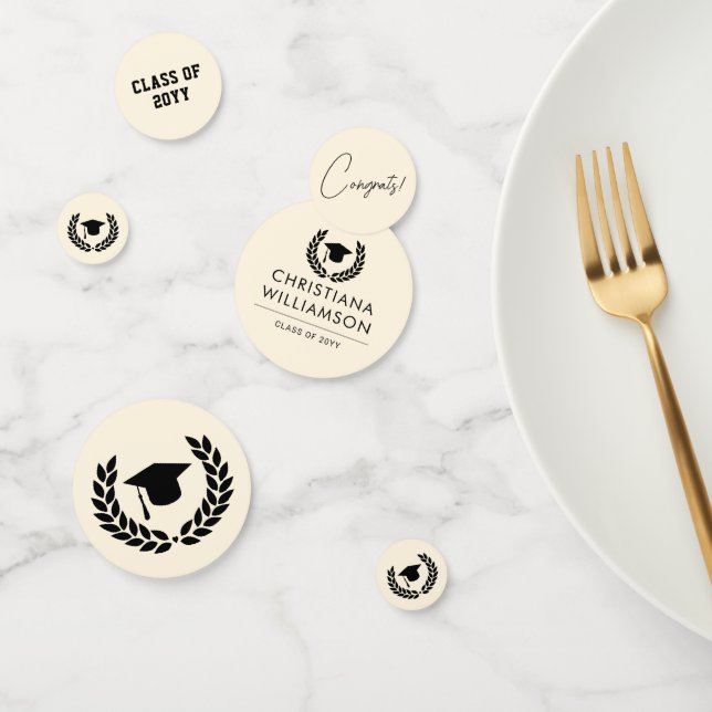 Personalized School and College Graduation Elegant Confetti (Group)