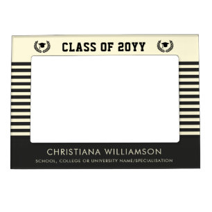 Personalized School and College Graduation Elegant Magnetic Frame