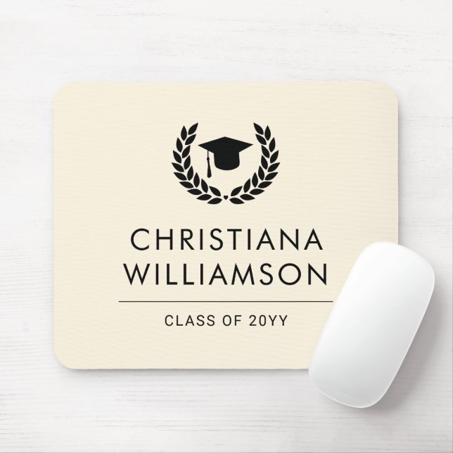 Personalized School and College Graduation Elegant Mouse Pad (With Mouse)