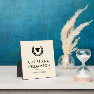 Personalized School and College Graduation Elegant Plaque