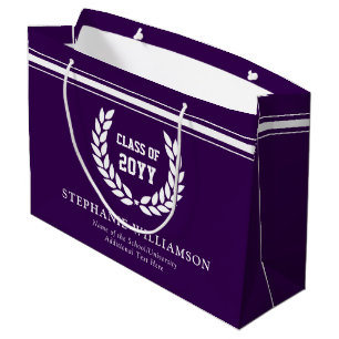 Personalized School and University Graduation  Large Gift Bag