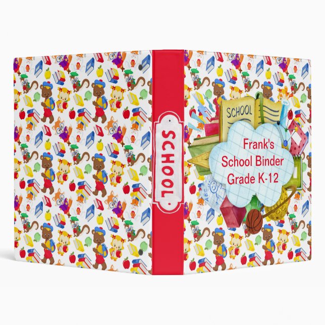 Personalized School Binder (Background)