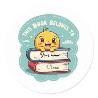 Personalized School Book Label Sticker