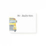 Personalized School Bus Driver Gift Post-it Notes