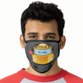 Personalized School Bus Face Mask (Worn Him)