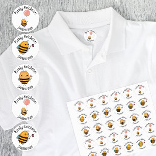 Personalized School Daycare Bumblebee Kids' Labels
