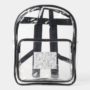 Personalized School Essentials Clear Backpack