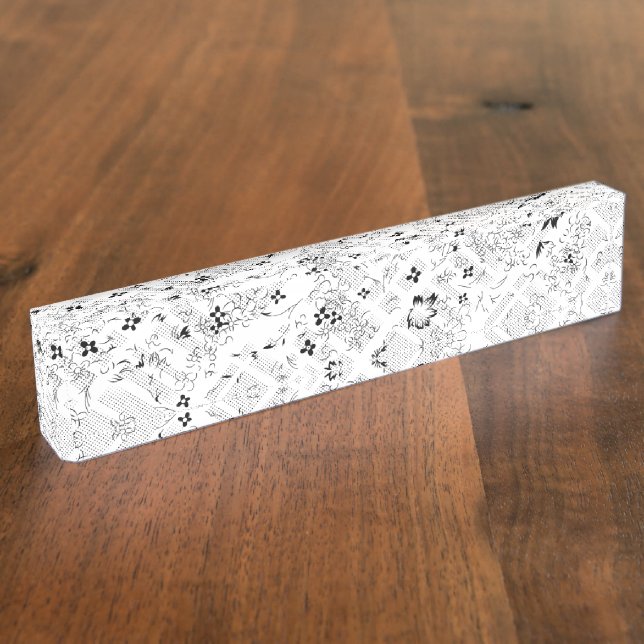 Personalized School Essentials Desk Name Plate (Side)
