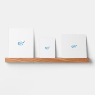 Personalized School Essentials Picture Ledge