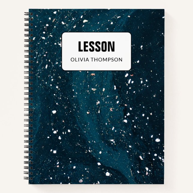 Personalized School Lesson Composition Mead Notebook (Front)