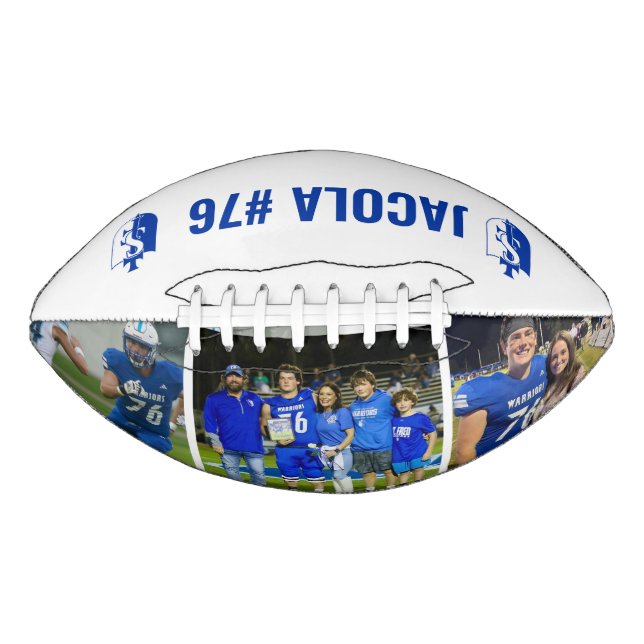 Personalized School Logo Football Custom Team/Name (Front)