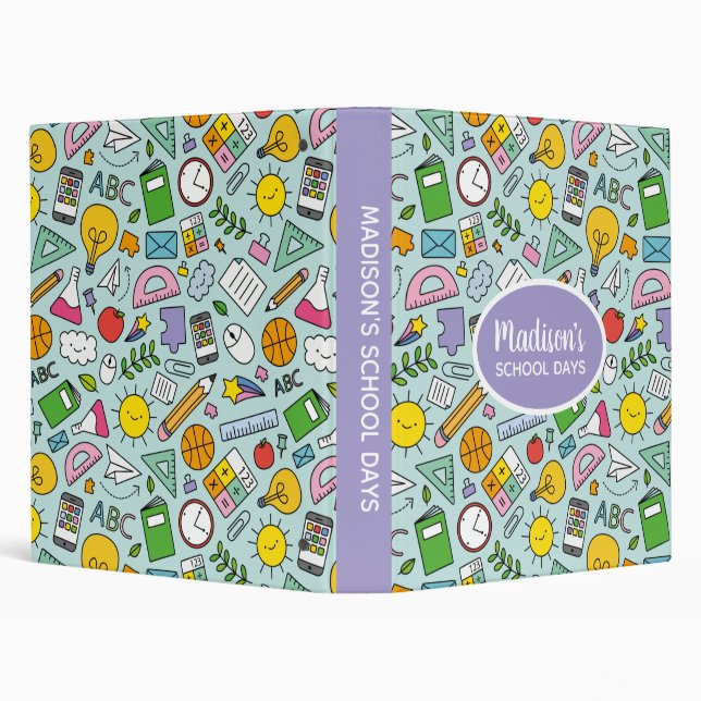 Personalized School Memories Binder (Background)