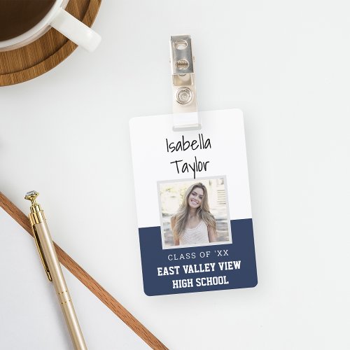 Personalized School Reunion Yearbook Photo Badge