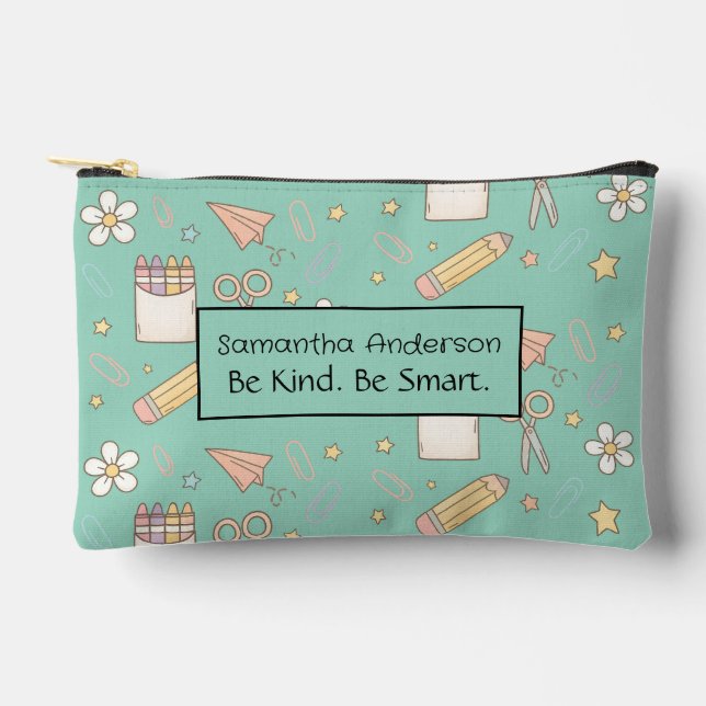 Personalized School Supply Pouch – Small Size (Front)