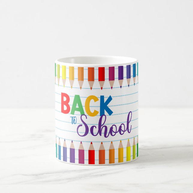 Personalized school teacher  coffee mug (Center)
