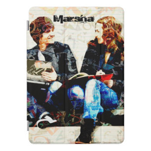 Personalized School Themed Teens Collage iPad Pro Cover