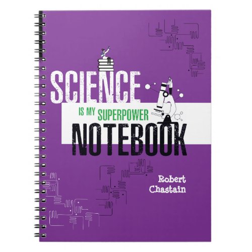 Personalized Science Biology Lab Notebook