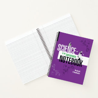 Personalized Science Biology Laboratory Notebook