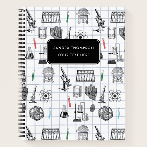 Personalized Science Chemistry Scientist Pattern Notebook Personalized Science Chemistry Scientist Pattern Notebook