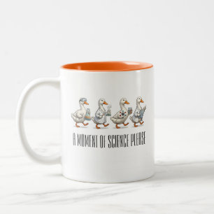 Personalized Science Teacher A Moment of Science Two-Tone Coffee Mug