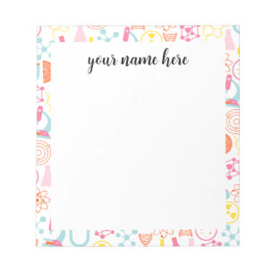 Personalized Science Teacher Notepad