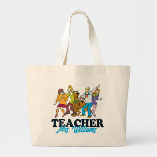 Personalized | Scooby-Doo Happy Face Teacher Large Tote Bag