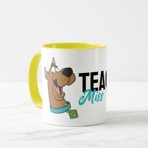 Personalized  Scooby_Doo Happy Face Teacher Mug