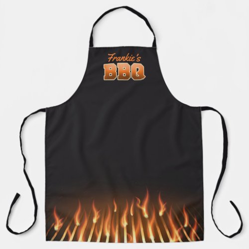 Personalized Scorchin BBQ Grillmaster Barbeque Apron
