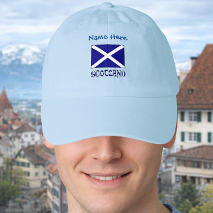 Personalized Scotland Flag Hat