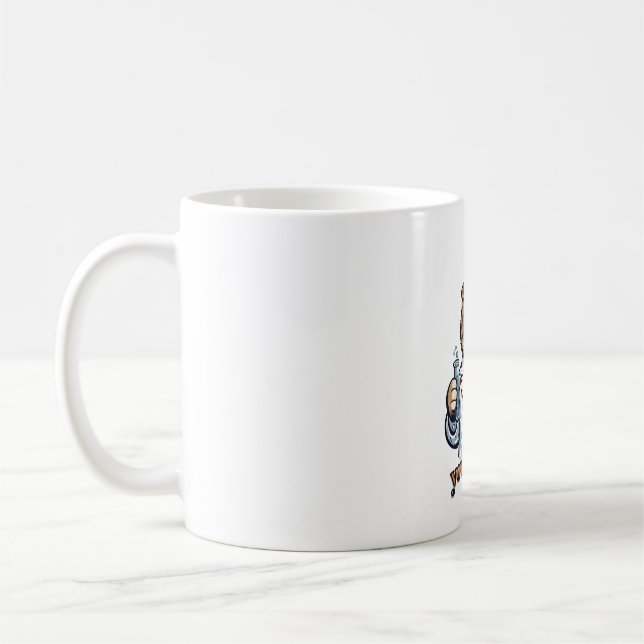 Personalized Scottish Fold Cat Scientist Mug | Cus (Left)