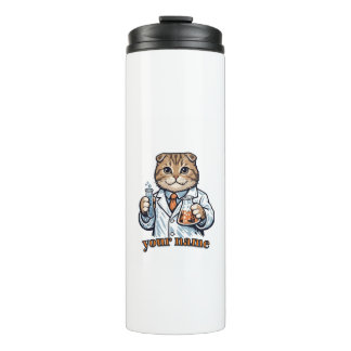 Personalized Scottish Fold Cat Scientist Mug | Cus