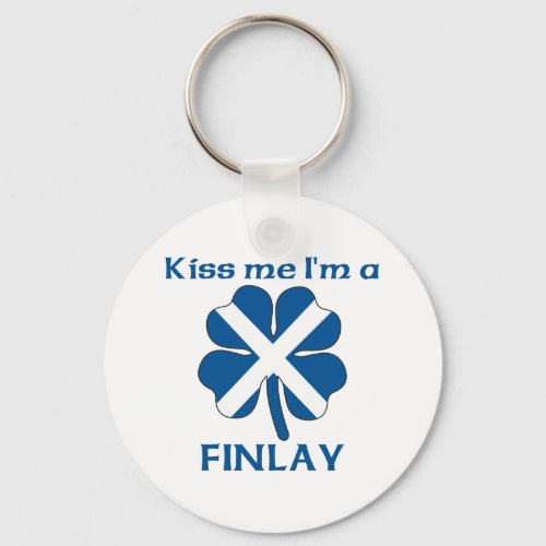 Personalized Scottish Kiss Me Im Finlay Keychain