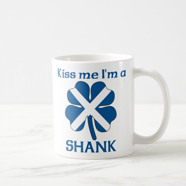 Personalized Scottish Kiss Me I'm Shank Coffee Mug (Right)
