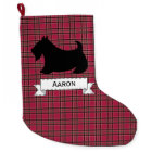 Personalized Scottish Terrier Christmas Stocking