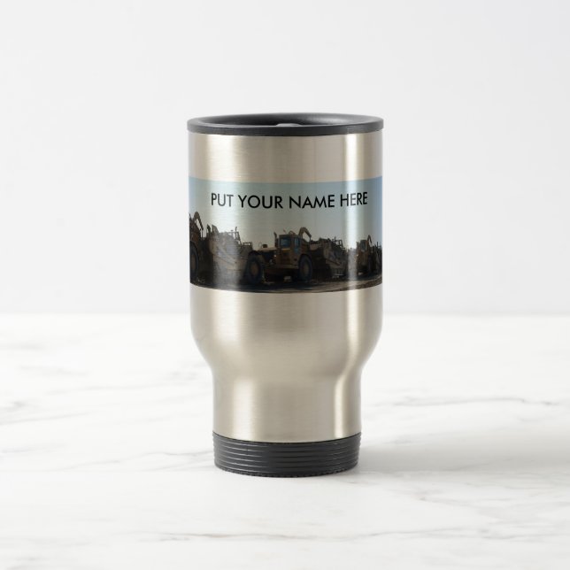 Personalized scraper go mug (Center)