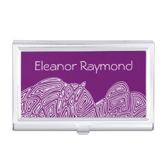 Personalized Scribbleprint Business Card Case