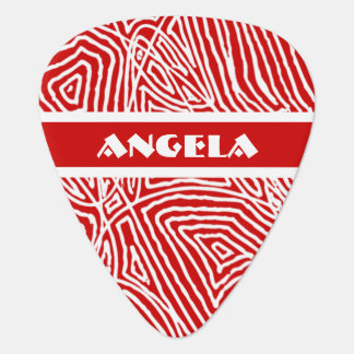 Personalized Scribbleprint Guitar Pick