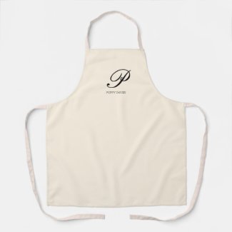 Personalized Script Apron - Blush Pink