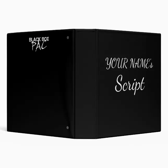 Personalized Script Binder | Zazzle
