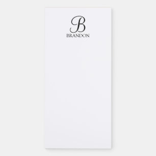 Personalized Script Monogram and Name Notepad